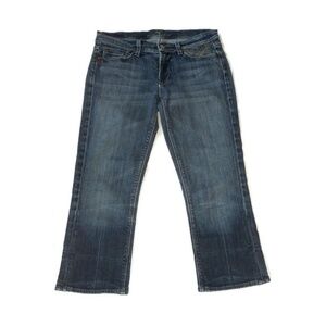 7 For All Mankind Cropped Jeans 27 Medium Wash